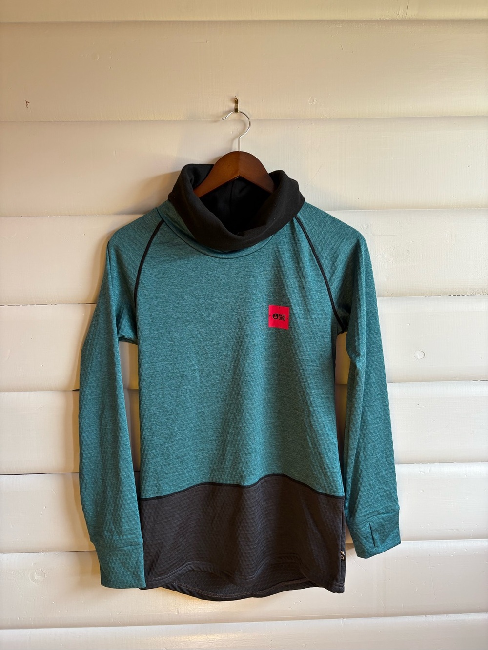 Picture Organic Clothing Thermal Fleece Funnel Neck Ski Snowboard Pullover S